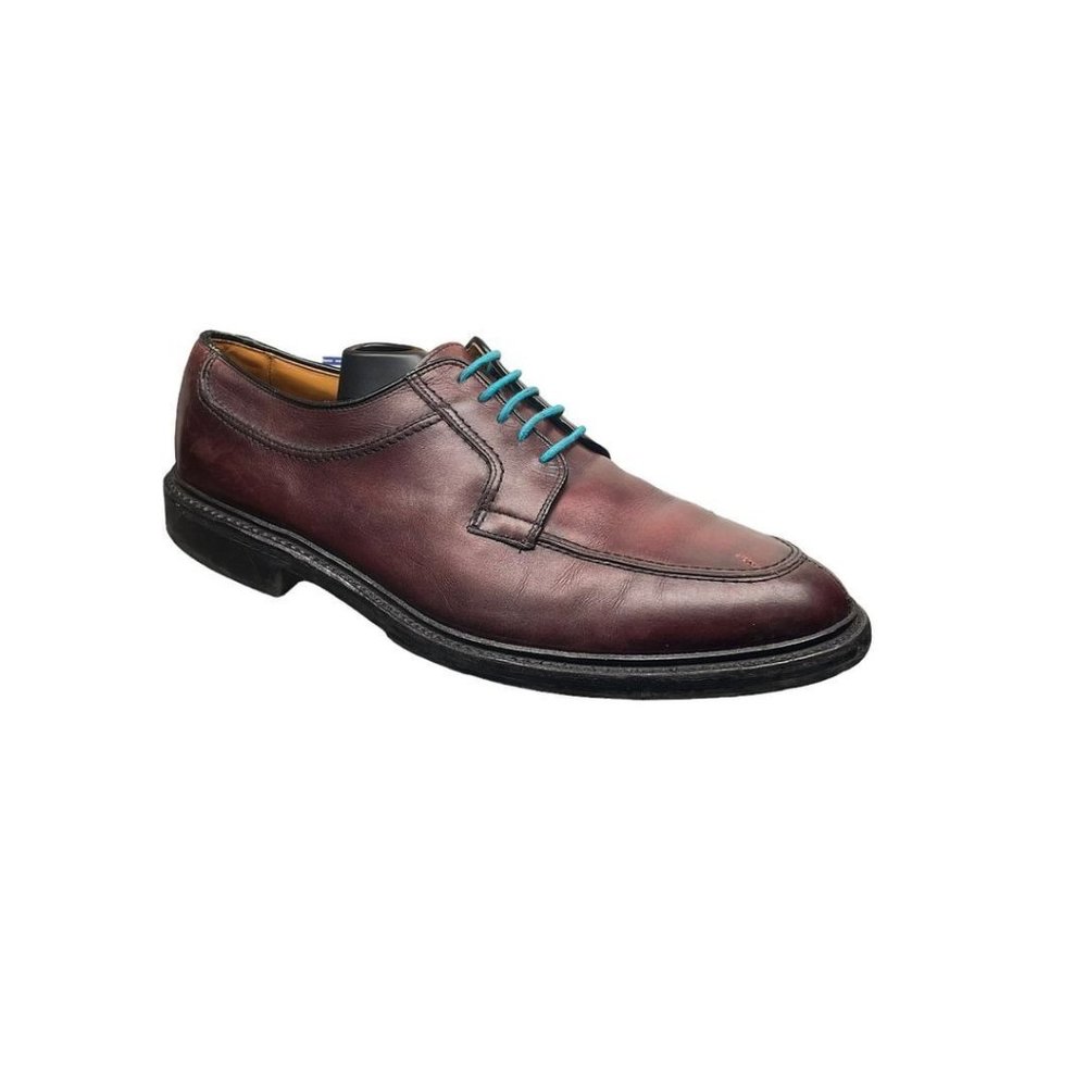 Allen Edmonds Mens Norse 8371 Burgundy Leather Lace-up Oxfords Shoes Size 12